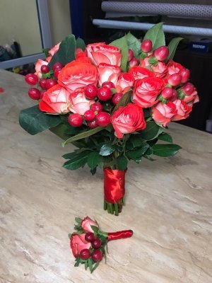 Свадебный букет 14