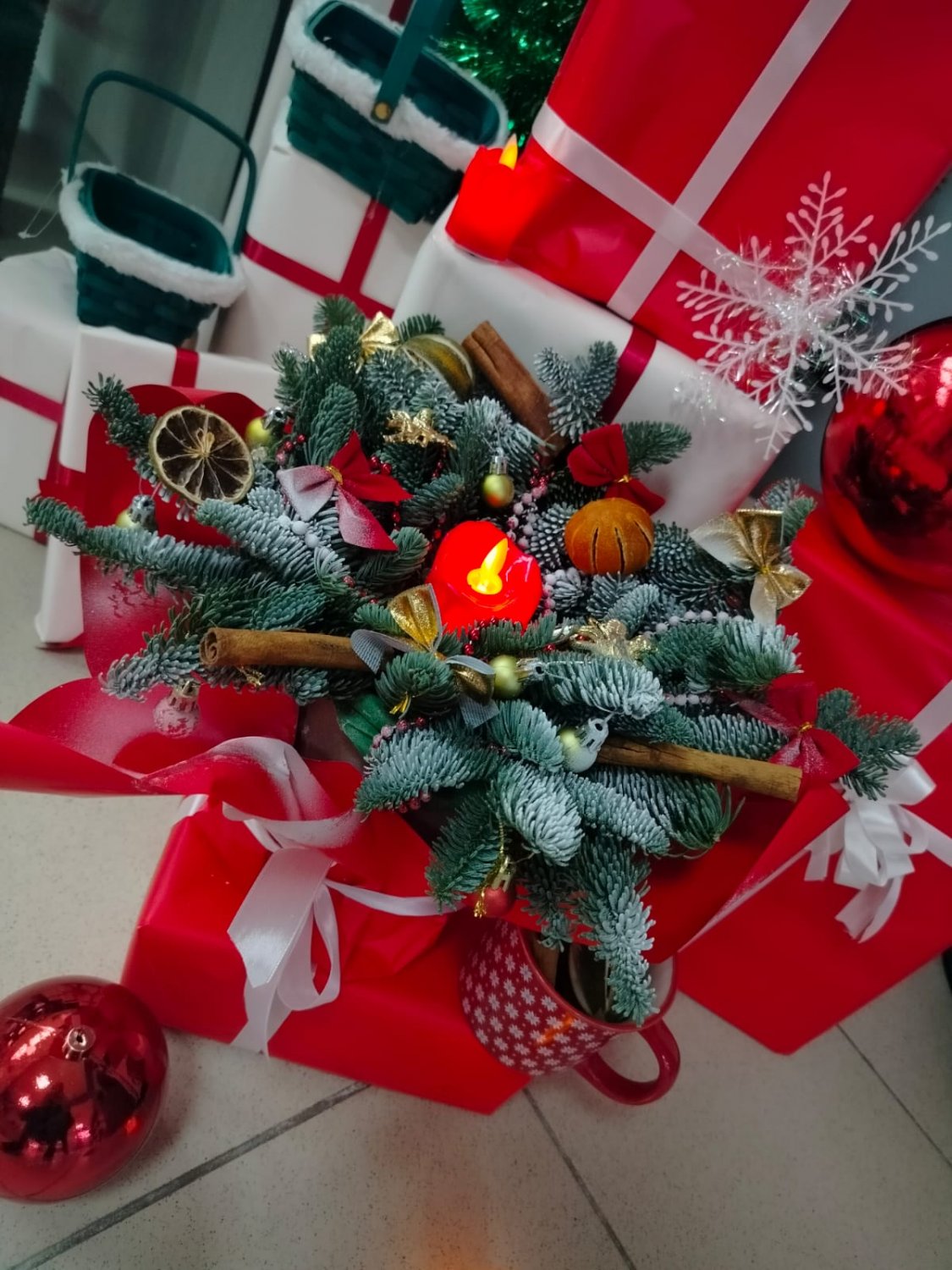 Зимние букеты