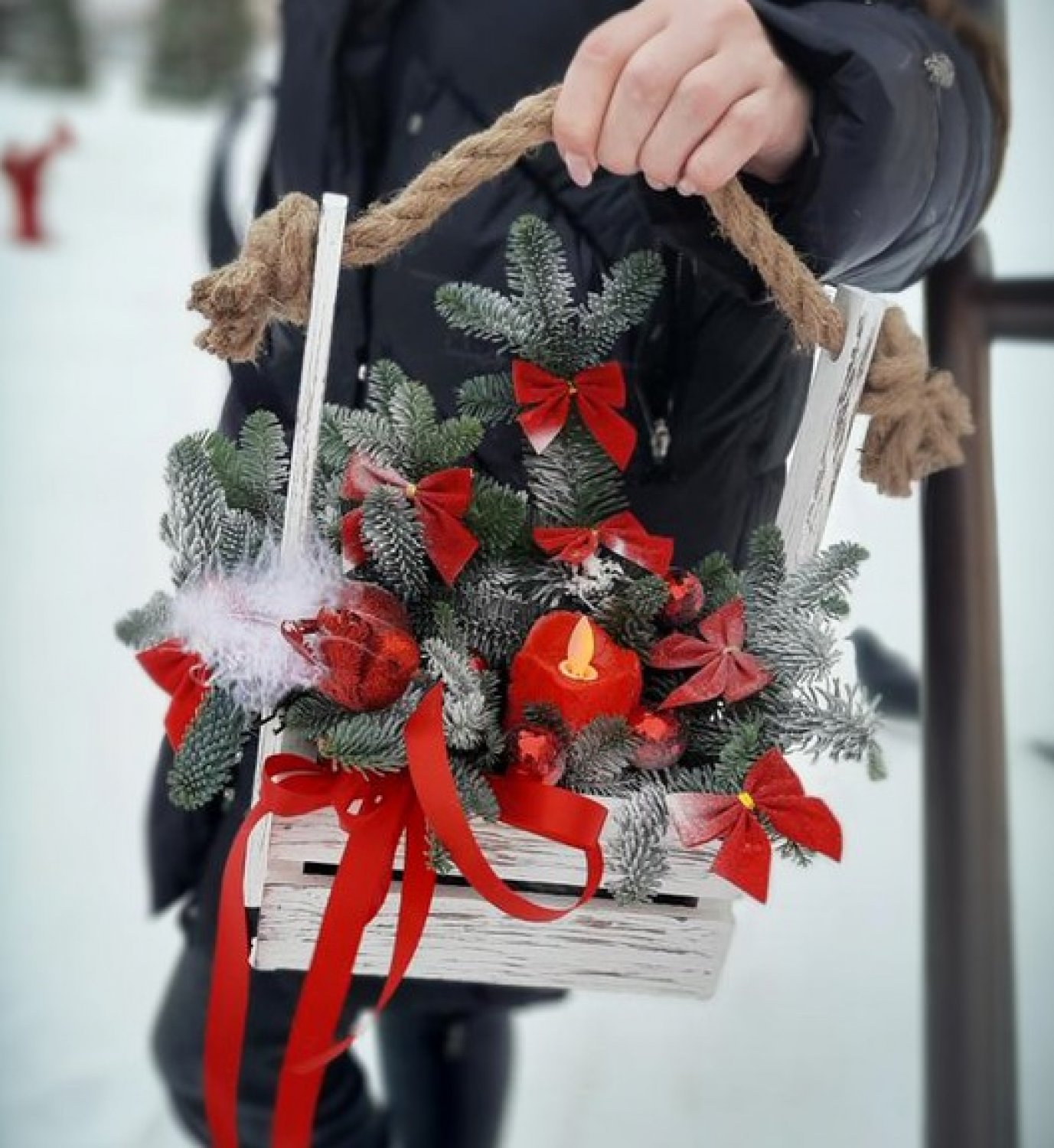 Зимние букеты